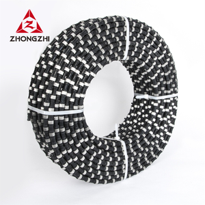 D11.5mm Rubber Diamond Wire Saw Diamond Tools for Granite Stone Quarry Cutting