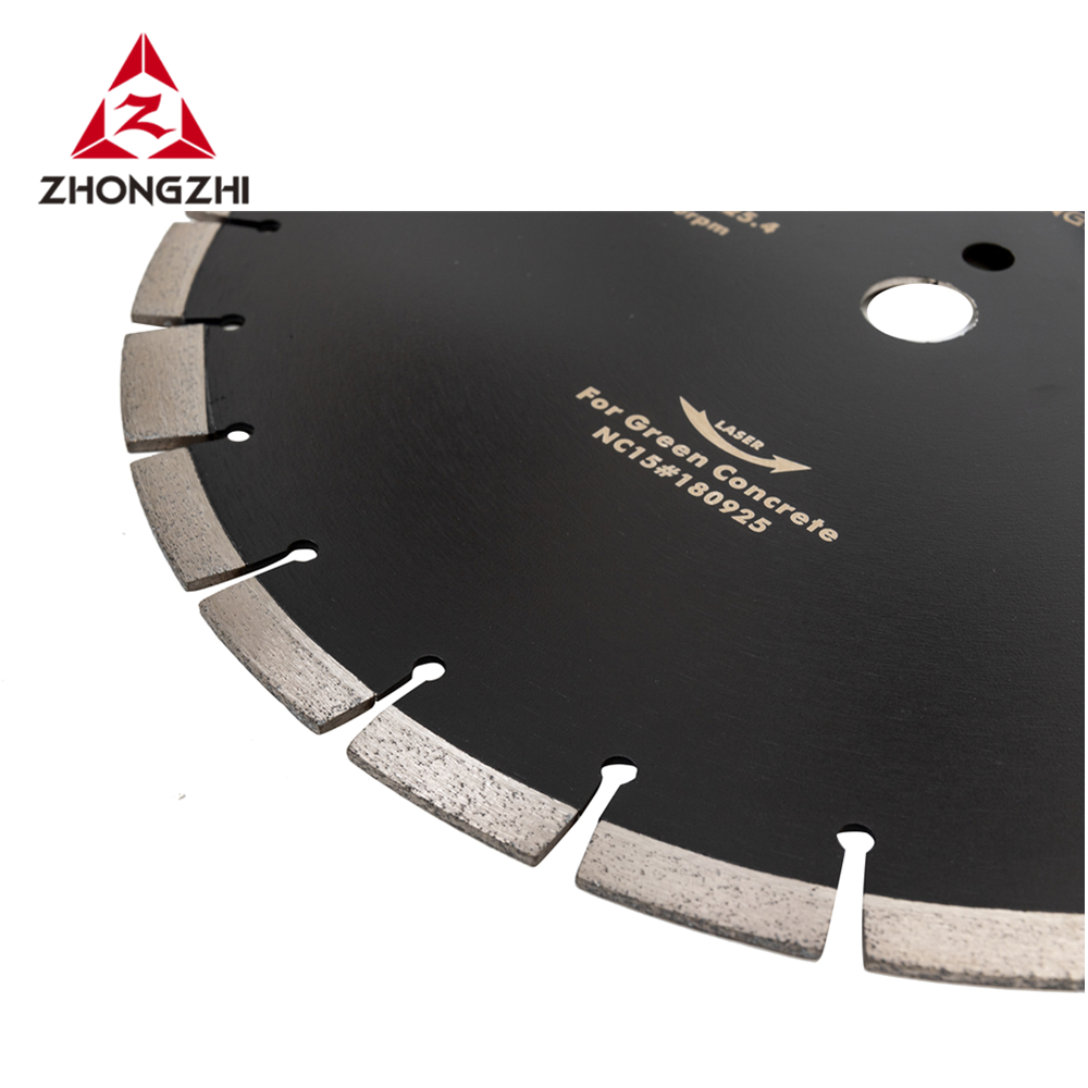 China Green Concrete Diamond Saw Blade with Laser Welded Technology 